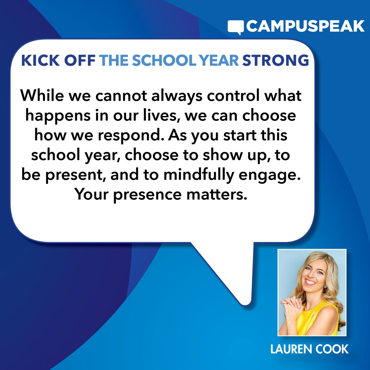 Kick Off The School Year Strong | Advice from Lauren Cook