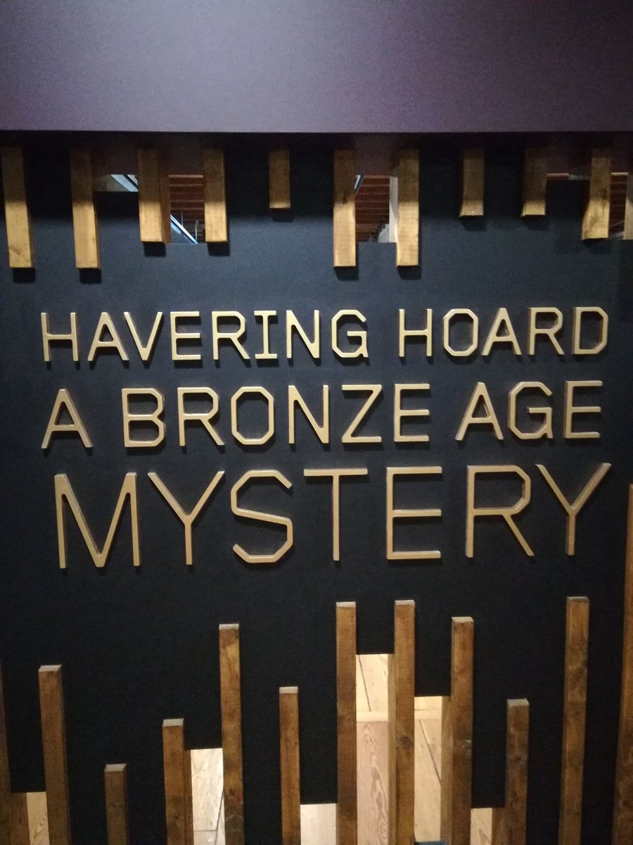 So excited to be back in the Museum of London Docklands installing #HaveringHoard <a href="/MuseumofLondon/">MuseumofLondon</a> @TactileArchaeol