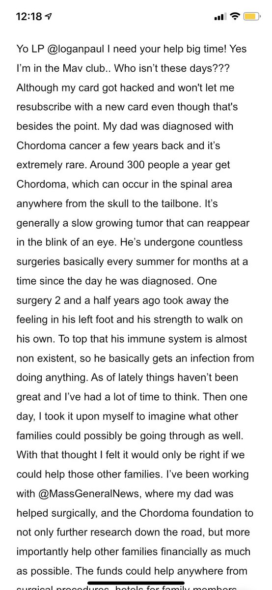 JSJStrong's tweet photo. Yo @LoganPaul I'm gonna need you big time! Hopefully you enjoy my story!
Check out Zachary Johnson's fundraising page - https://t.co/EkGSKK3f30 https://t.co/0V09cAoK0x