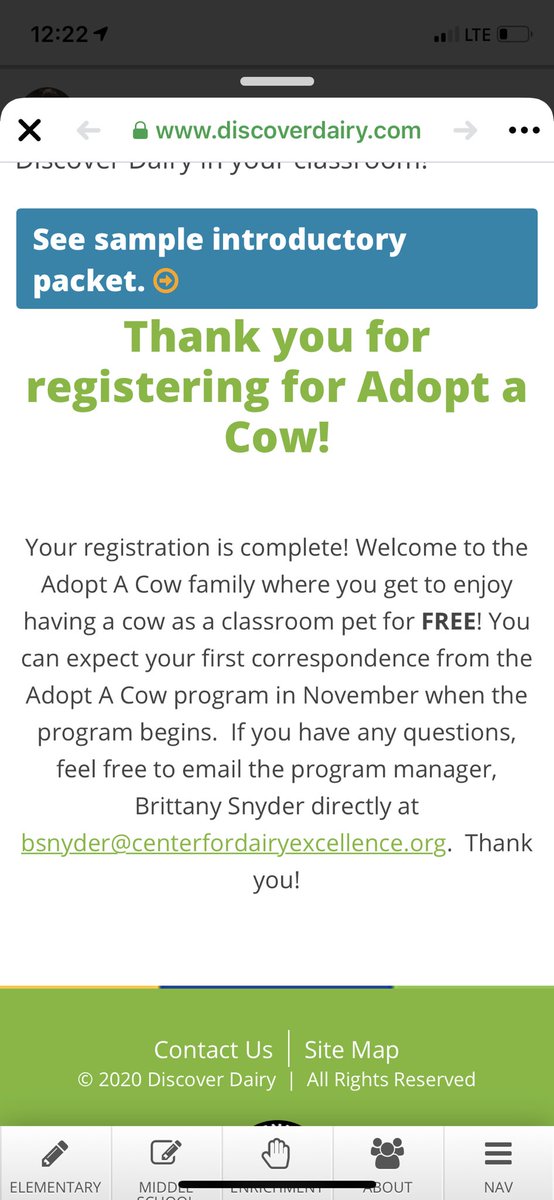 Did I just adopt a cow as my (virtual) classroom pet for FREE?!!?? Yes, yes I did 👩🏼‍🌾🐮 #TeachAg #ElectivesRule