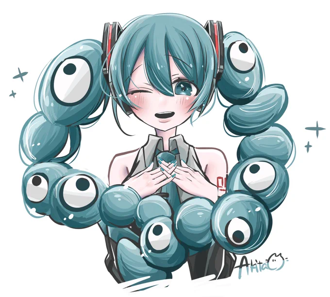 いのちの輝きミクさん落書き? 