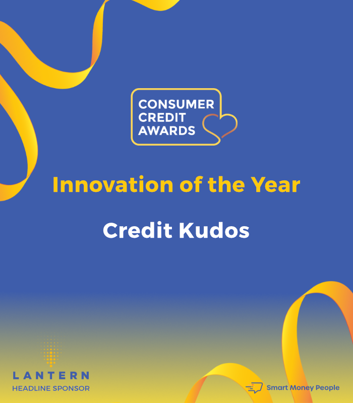 CreditAwards's tweet photo. 🎉CONGRATULATIONS🎉
The #ConsumerCreditAwards 2020 ‘Innovation of the Year’ 🏆 winner is @creditkudos, with their 2nd award of the night! 
#CCA2020 #Credit #Awards #CustomerDecided https://t.co/yTdFxyU9Vv