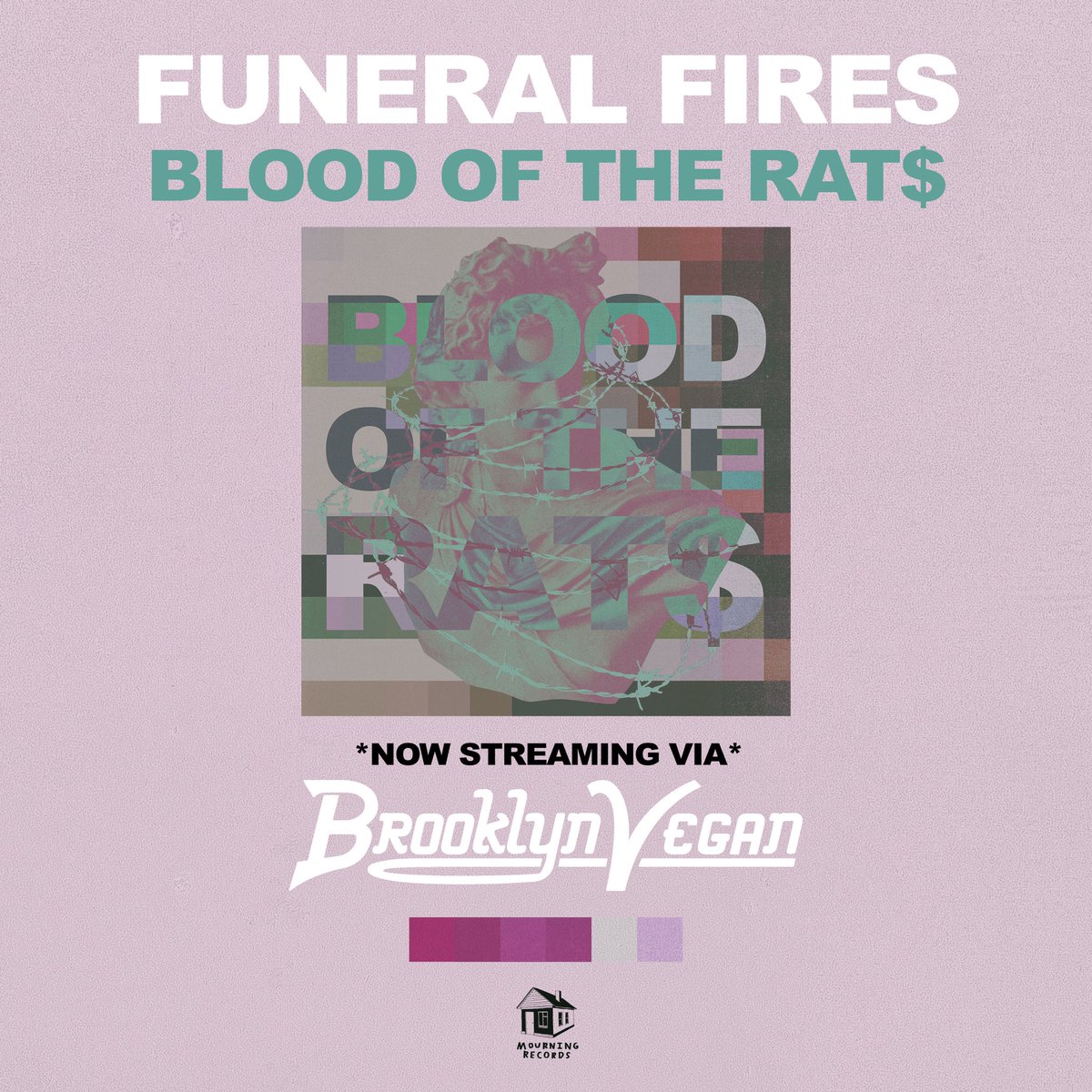 mourningrec's tweet photo. We’re happy to be working with @funeralfires on their debut LP BLOOD OF THE RAT$. Pre-order *PARTY PUKE* edition and white belt opaque limited vinyl variants THIS TUESDAY at 1PM

BLOOD OF THE RAT$ premiering now at @brooklynvegan 

https://t.co/5mkIOD7vz2
https://t.co/APZwrv6q0b https://t.co/RNqzh4tiNX
