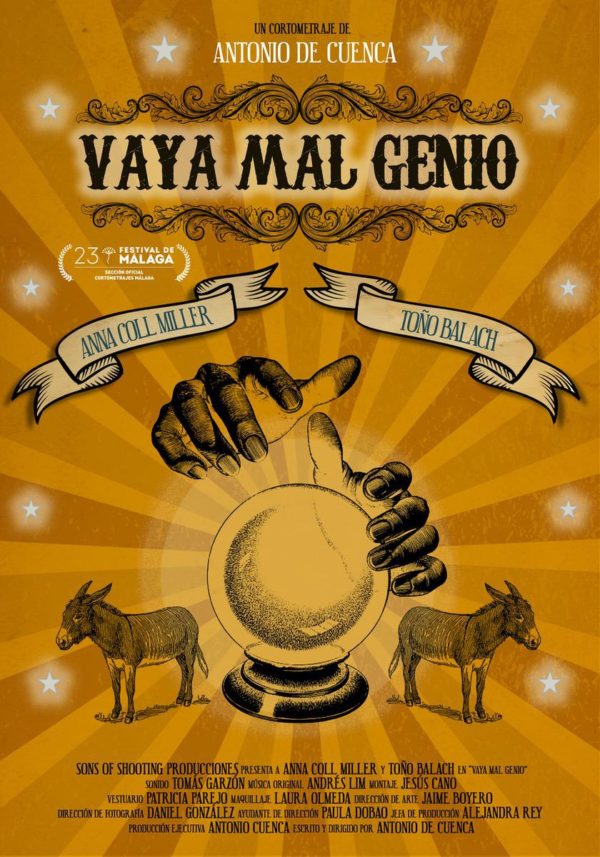 RiurauFilm's tweet photo. "VAYA MAL GENIO", dirigida por ANTONIO DE CUENCA e interpretada por ANNA COLL MILLER y TOÑO BALACH, ha sido seleccionada en la Sección Ficción del Riurau Film Festival.
#riuraufilmfestival @diredeficcion @annacollmiller @tonobalach #denia #xabia #javea #jesuspobre #pedreguer https://t.co/MpFLdSufp0