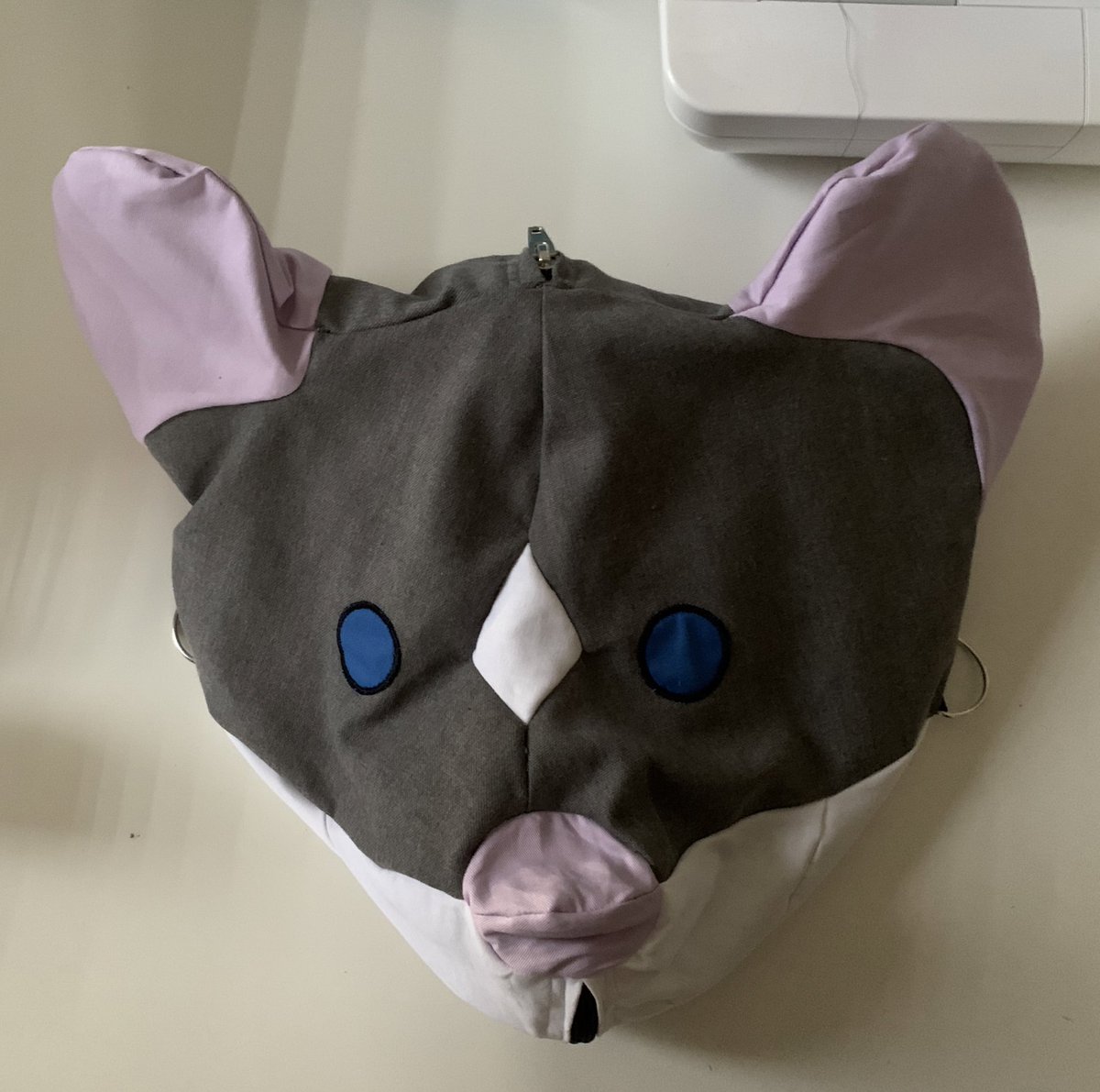 Fluffcreation's tweet photo. Another headbag soon finished tjis Rat will be protected xp #fluffcreation https://t.co/n8hRbZNkRk