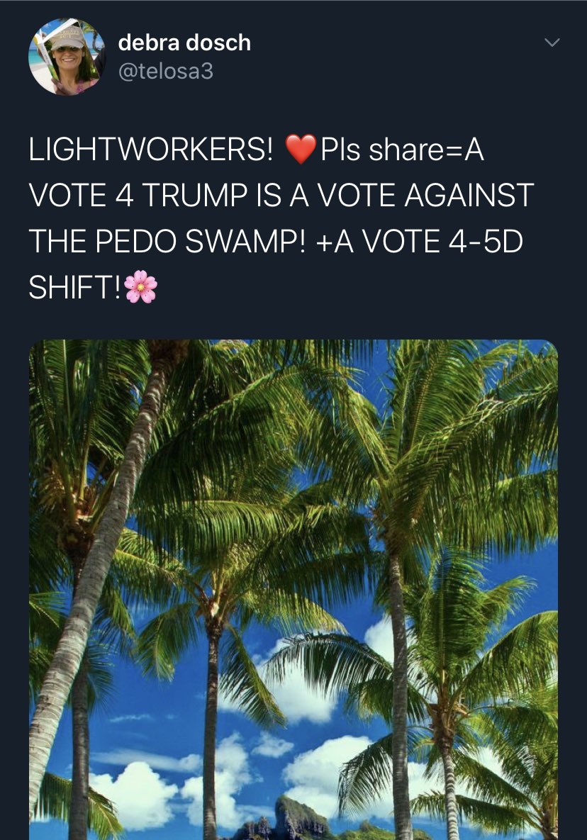 Don’t worry though, Trump will save us. This group believes he is an actual Savior, working with aliens (“Space Family”) to get rid of pedophiles. In order to be a part of this club, you can’t wear a mask though. 