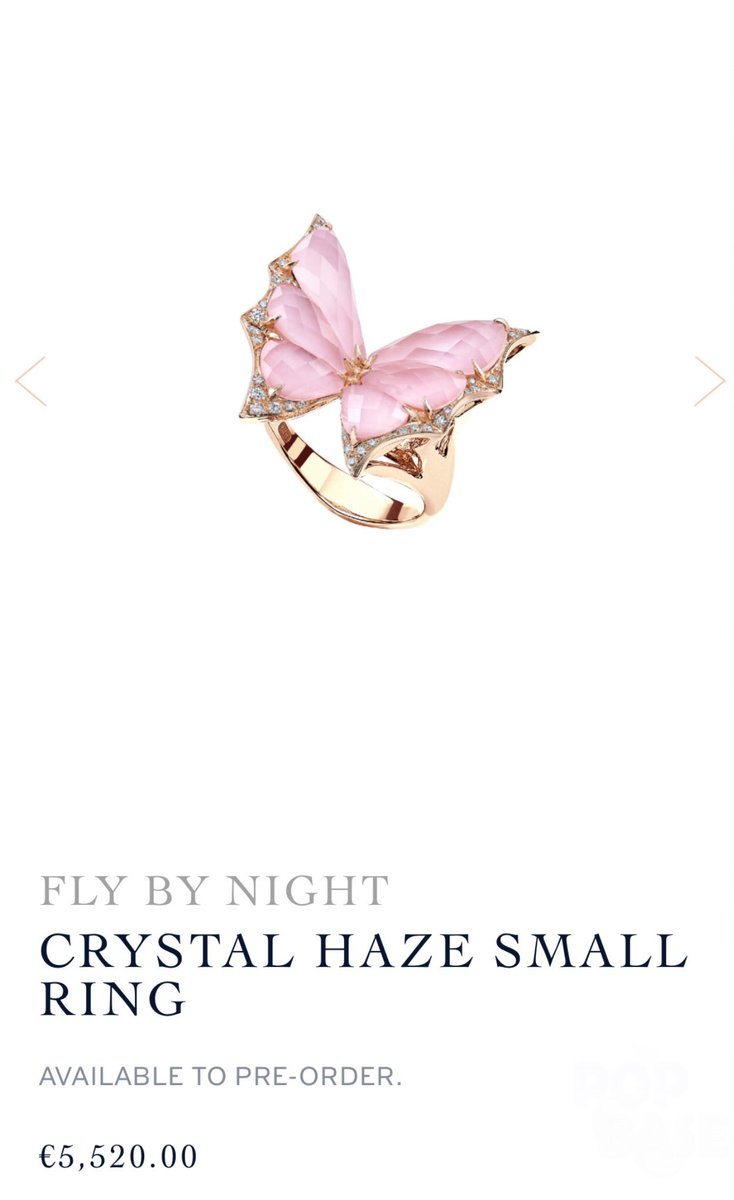  @BLACKPINK' Jennie is wearing a ‘Crystal Haze Ring’ by night in the Ice Cream MV teaser. A portion of its sales go to the Mind charity; a charity organization for mental health services