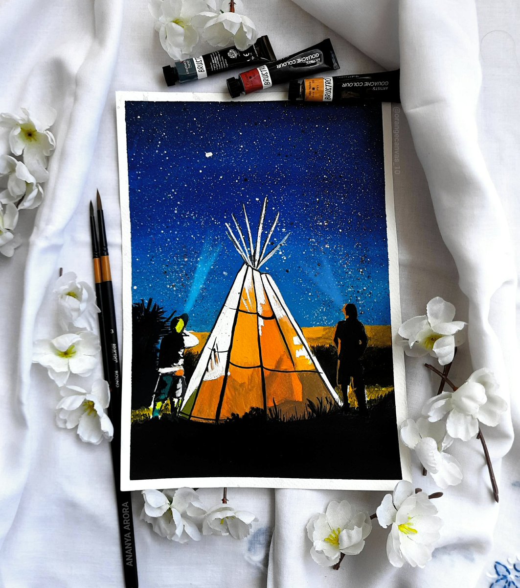 orangecanvas_10's tweet photo. Nature Home 🏡
—
H A S H T A G S
#naturehouse #camping #camp #nature #adventure #landscape #gouache #gouachacrylicwork #gouachelandscape #landscapework #artwork #artsy #artist  #landsapeart #landscapes #skyscapes #galaxy #galaxy🌌 #aesthetic #digitalart #autodesk https://t.co/H8PkDNRSHN
