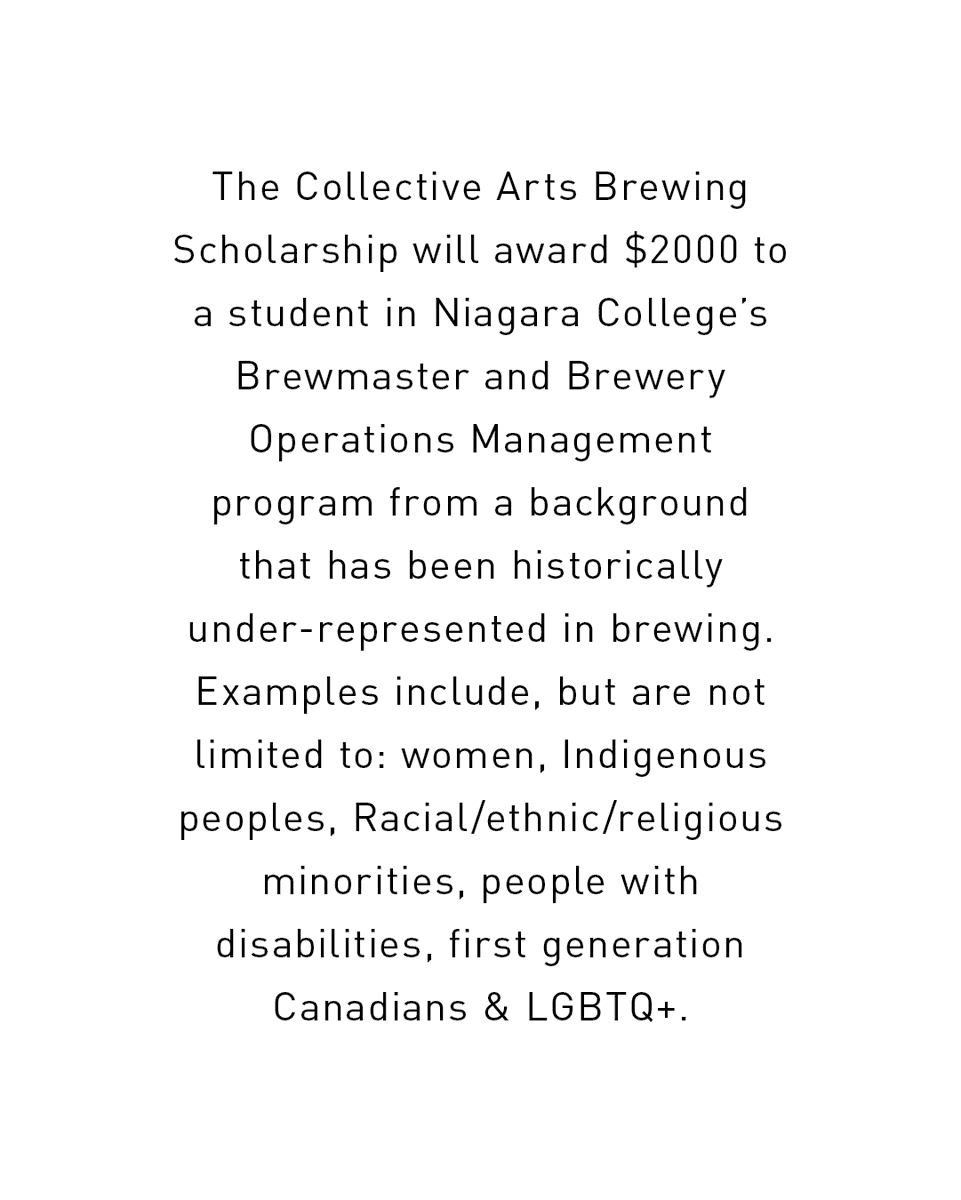 CollectiveBrew's tweet photo. We've teamed up with @niagaracollege to help students with diverse backgrounds break into brewing. 

Our goal is to help make the beer industry more diverse so we can all be push the boundaries of what hops, yeast, water and malt can do for the world. https://t.co/DDgLT81ZMl https://t.co/oDXXsLhTaI