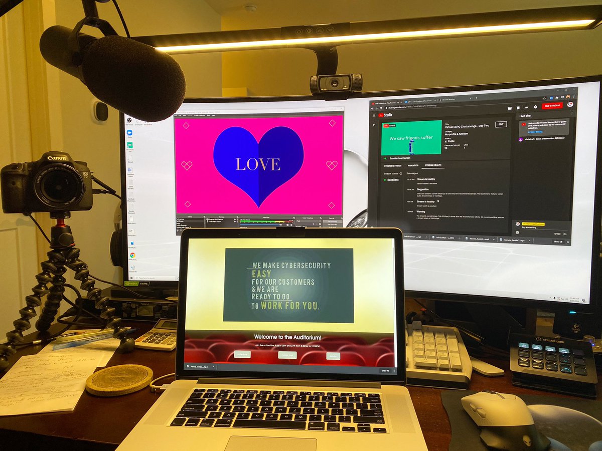 A little #behindthescenes for day two of the virtual <a href="/chachamber/">Chattanooga Chamber</a> #expoCHA!