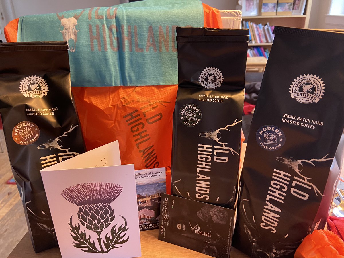 🏴󠁧󠁢󠁳󠁣󠁴󠁿😍What a lovely surprise to come home to tonight! Thank you so much for my lovely prize <a href="/ltd_wild/">Wild Highlands</a> <a href="/Tyndrum24/">Tyndrum 24</a> Fantastic! Can’t wait to have our first taste😋🏴󠁧󠁢󠁳󠁣󠁴󠁿 #wildhighlands #VT24 #Coffee #AncientHuntingModern