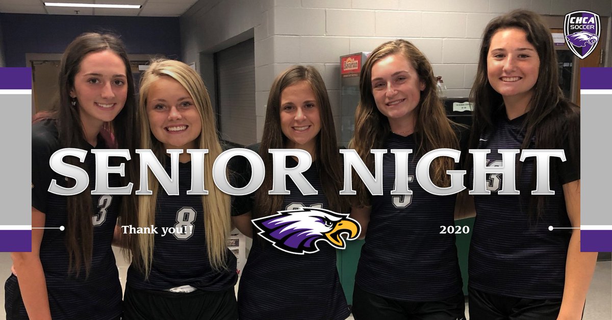 CHCA_Eagles's tweet photo. It's senior night and we are so thankful for Bella, Ellie,  Elizabeth, Kate &amp; Amelia.  Good luck and have fun!! Go Eagles.  @CHCAWSOCCER @goCHCA #EagleNation #360Armor #WeWantASeason https://t.co/e6L2AoCRDq