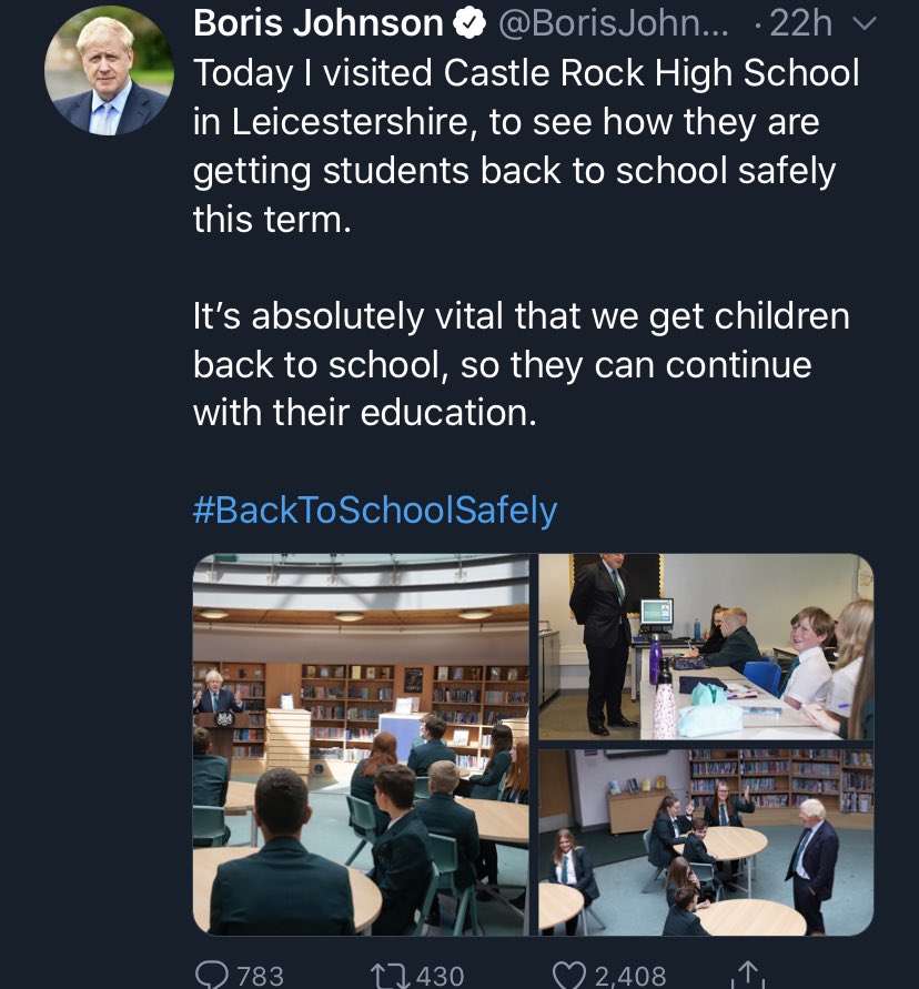 First of all the address was held at *Castle* Rock school in Leicester. Anons know castle has been a term used by Q more than once. Could be a coincidence....2/20