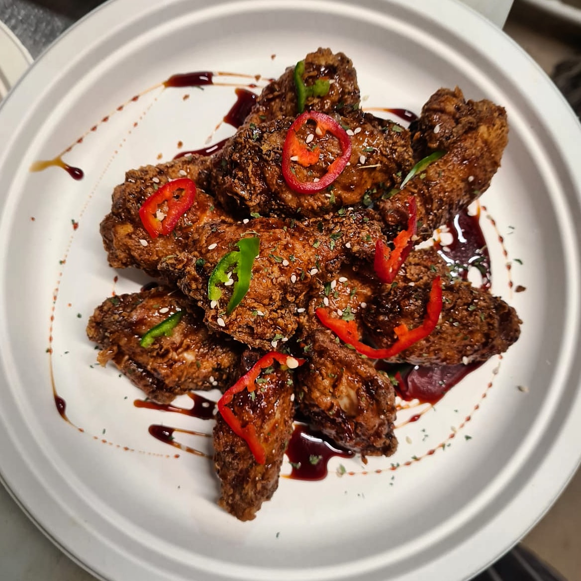 Apparently it's #NationalBurgerDay today so here are some coca cola wings instead xx