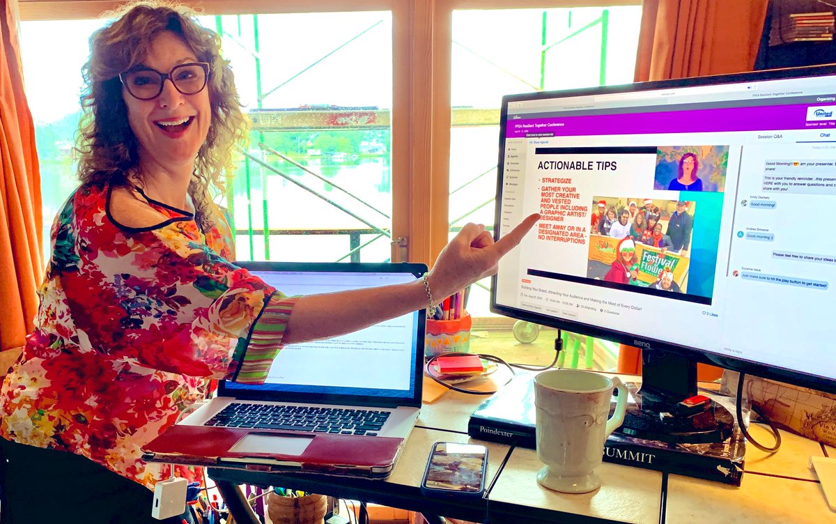 EllesorGH's tweet photo. Thank you @FFEA for having me be a part of your Virtual Conf @suzanneneve worked beautifully 🎉 #FFEA2020 And  so fun! ❤️ https://t.co/NGYTrztVmQ
