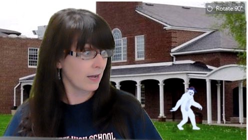 MsRegnier's tweet photo. My virtual classes are just Zooming right along! #GreenScreenShenanigans #LoveGenerallyLearnDigitally #LafaYETI https://t.co/RKwY25FsYj