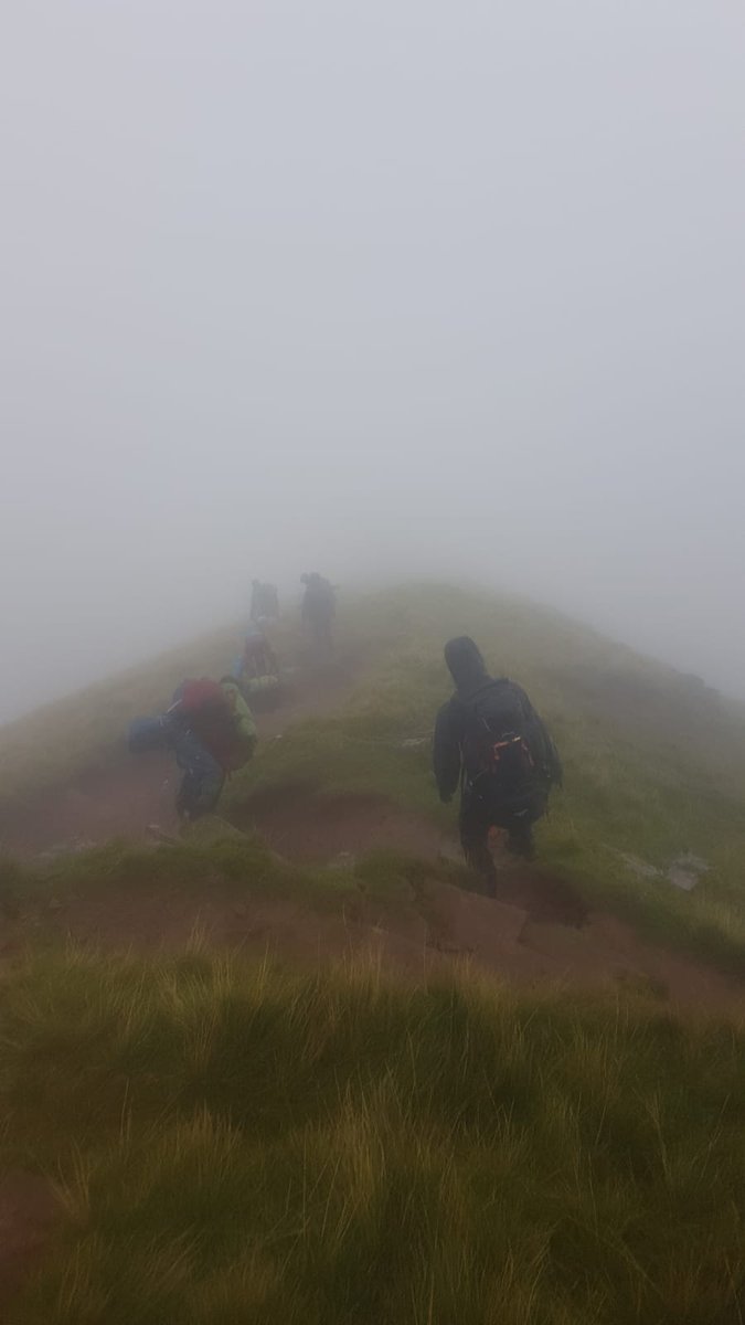 ActivAdventures's tweet photo. What a difference a few hours make! Summer had disappeared at the top of Pen y Fan this afternoon but the team are now down in camp and dried out! #theActivAdventuresBegin @beaumontdofe https://t.co/k337VFSW94