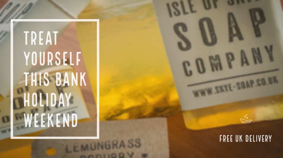 Treat yourself this weekend. All our handmade Soap are made here on the Isle of Skye. And still with free UK Delivery. #handmade #isleofskye #skye #freeukdelivery #lemongrass #Soap #essentialoils