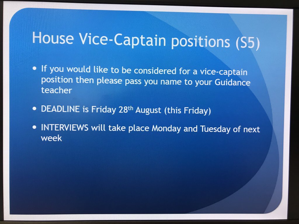 QMAOfficial's tweet photo. Don’t forget that Vice House Captain and Junior House Captain applications are due tomorrow. Thanks to all of our young people who have already applied. Interviews will take place next week #community #beproudtocontribute https://t.co/qPuWlkWYTi