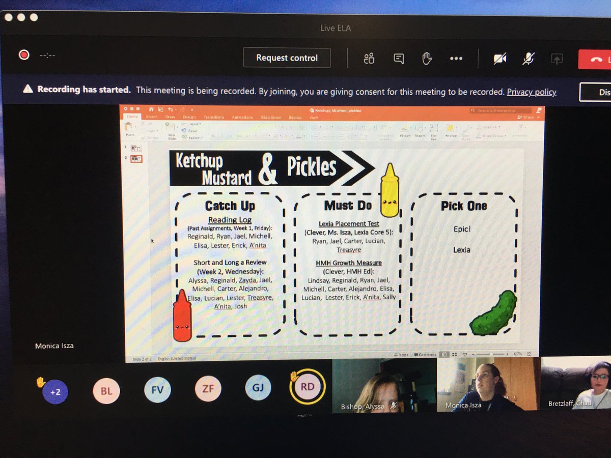 Christian Park 82 (@ipspark82) on Twitter photo ELA Instruction moving along in the virtual world <a href="/IPSPark82/">Christian Park 82</a>!! HMH curriculum during LIVE instruction and menus for independent ELA time to ensure students are getting what they need! #IPSRemoteLearning
<a href="/AleesiaLJohnson/">Dr. Aleesia Johnson</a>
<a href="/DrNHenderson/">Nathalie M Henderson, PhD</a>
<a href="/DrWarrenMorgan/">Warren Morgan</a>
<a href="/brynn_kardash/">Brynn Kardash</a> ELA Instruction moving along in the virtual world <a href="/IPSPark82/">Christian Park 82</a>!! HMH curriculum during LIVE instruction and menus for independent ELA time to ensure students are getting what they need! #IPSRemoteLearning
<a href="/AleesiaLJohnson/">Dr. Aleesia Johnson</a>
<a href="/DrNHenderson/">Nathalie M Henderson, PhD</a>
<a href="/DrWarrenMorgan/">Warren Morgan</a>
<a href="/brynn_kardash/">Brynn Kardash</a>