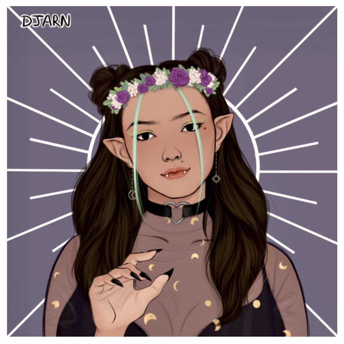 jade_acnh's tweet photo. She looks nothing like me but she’s cute. Djarn on picrew ✨ https://t.co/NJZ43xyHhl