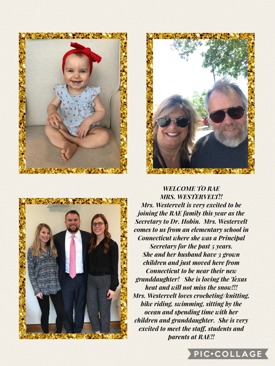 Aloha StingRAE Ohana! Let’s welcome our new to RAE family members <a href="/RAEinKaty/">Alexander Elementary</a> to our gRAEt community. Please welcome Mrs. Westervelt. #raeinkaty #katyisd