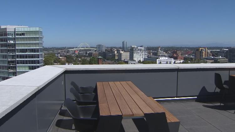 Today, @MigrationBrew is opening up new rooftop bar that overlooks Providence Park! @SpencerTReports got a preview of the perfect-for-summer space, watch: bit.ly/34D82I4