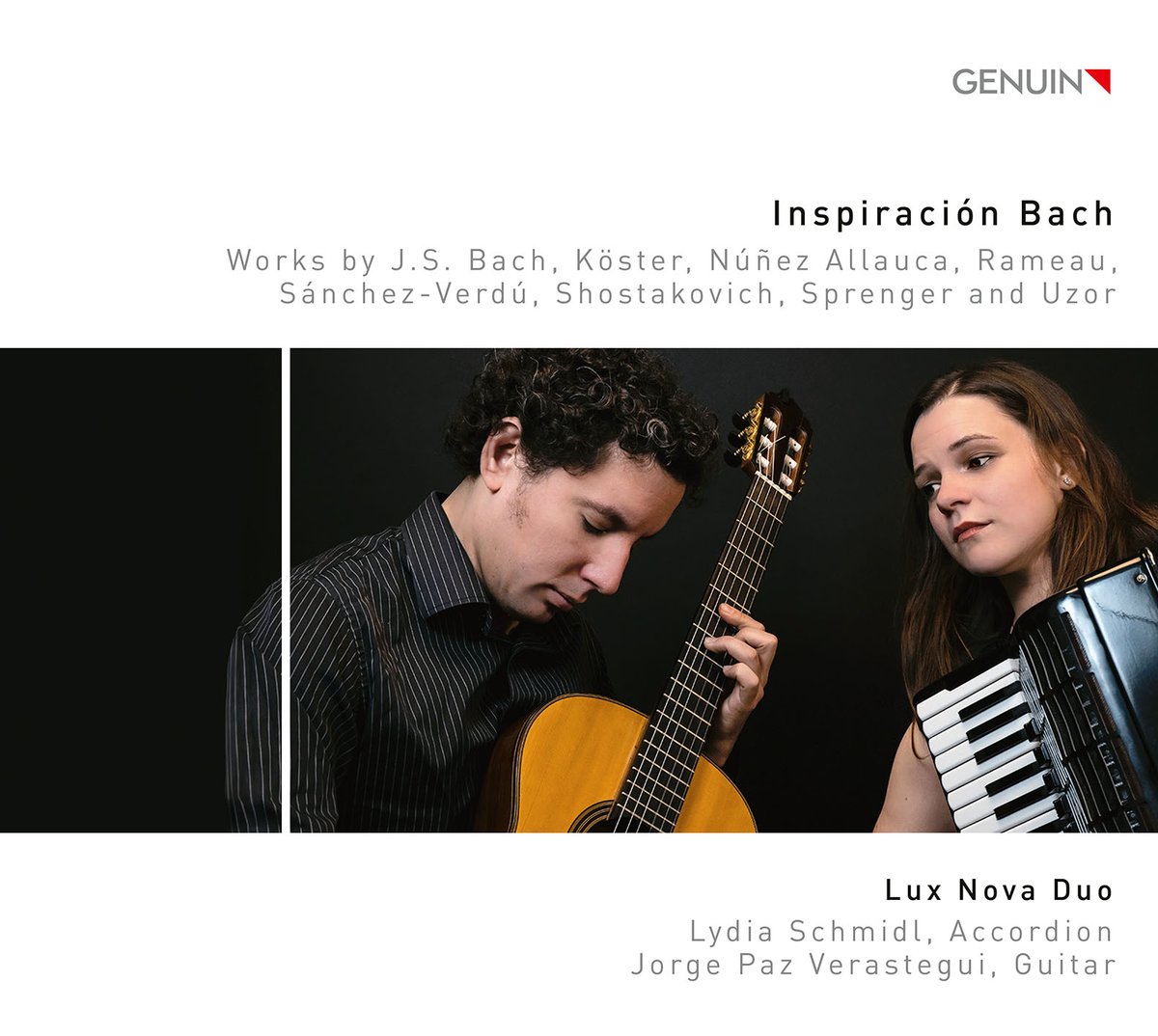 genuinclassics's tweet photo. Unusual combination of accordion and guitar out now: #LuxNovaDuo #jsbach #release #classicalmusic https://t.co/DgzS4oFKBx