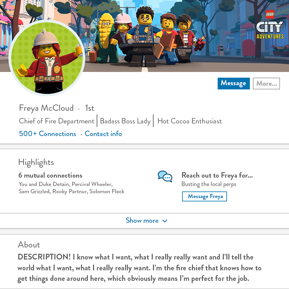 NickHDplus's tweet photo. Meet the newest folks on the block (geddit?). Say hello to the residents of LEGO City!
#EverythingIsLego #NewSeries #Lego #NickToons https://t.co/IB9cTtxLFk