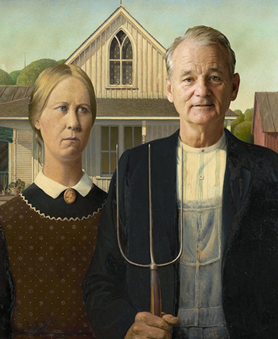 eliistender10's tweet photo. Bill Murray's face in famous paintings is my new favourite thing https://t.co/QPKRbJ3F1P