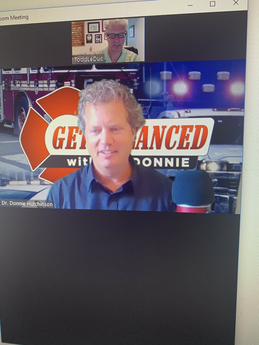 ToddJLeDuc's tweet photo. Honored to join @Donnie_Hutch recording #GetBalanced podcast discussing first responder health, wellness & survival. @LifeScanSaves @DanKerrigan911 @UL_FSRI @fireengineering @Jefffire89 @IAFC_SHS @IAFC @PIOMarkBrady @1stresponderctr @ChiefBashoor @SPrziborowski @SPFPDFireChief https://t.co/kyItXzlVnv
