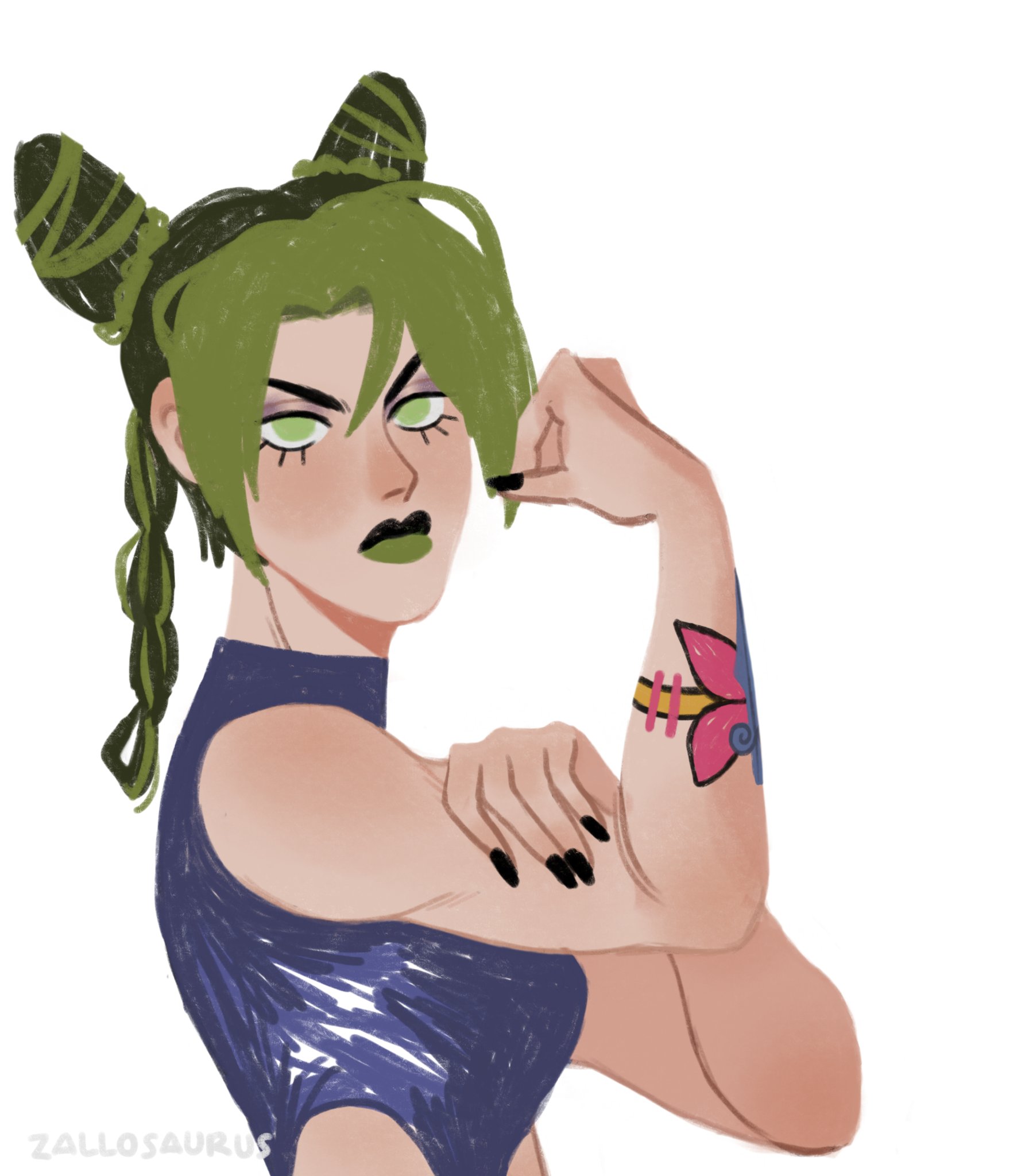 ZAL)LOSAURUS @ HIATUS on X: WOMEN🧎🧎 #jolynekujo #stoneocean