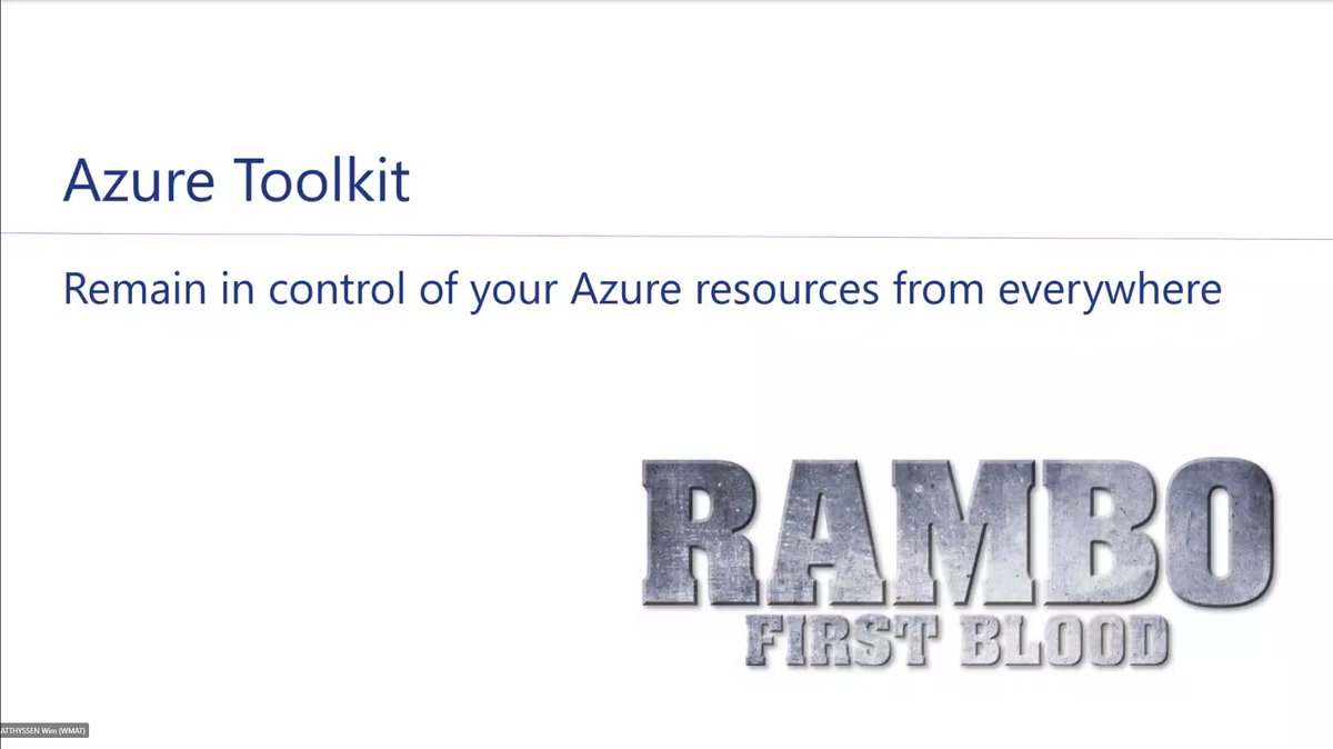 aavdberg's tweet photo. Tonight at @mc2mcbe session by @wmatthyssen and @kareldewinter about "7 Habits Every Azure Admin Must Have" @Azure #Azure #SharedResponsibilty https://t.co/R6XMm94o4s