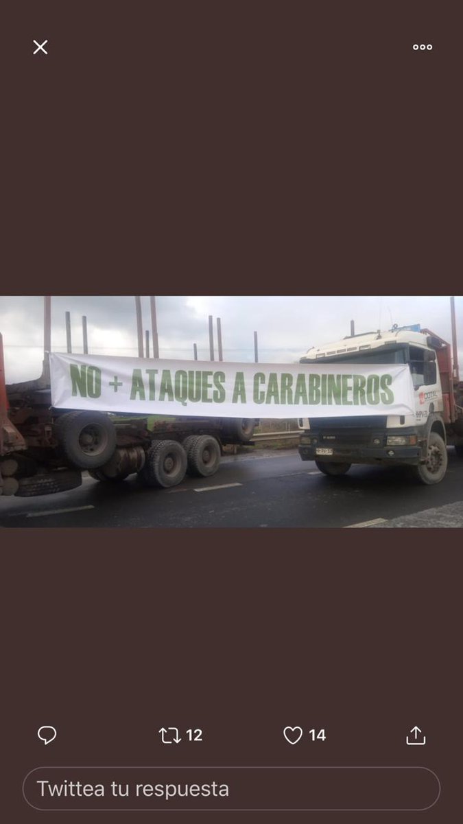 Camioneros en paro  desesperados para que el Estado asuma su rol protector. Mientras tanto, en la TV muestran lo del hijo de Raquel Argandoña. La farándula quema la cabeza a los chilenos. <a href="/AChBiomAG/">AChBiom AG</a> <a href="/acoforag/">ACOFORAG</a> <a href="/cormachile/">Corma Chile</a> <a href="/TVN/">TVN</a> <a href="/canal13/">El 13</a> <a href="/PyMEmadAG/">PyMEmad Chile F.N.G.</a> <a href="/cifag_araucania/">CIFAG Araucanía</a> <a href="/AprobosqueAG/">Aprobosque AG</a>