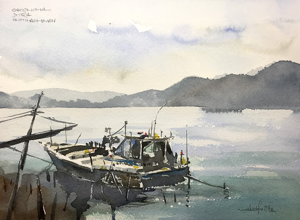 水彩画「一艘の船」 mqdefault.jpg