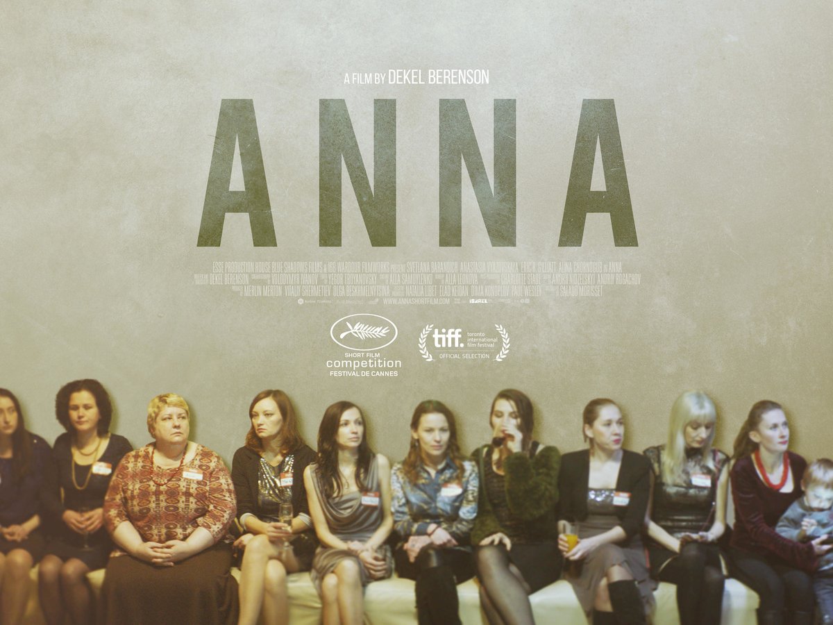 WO50FF's tweet photo. #WOFFF20 official selection ANNA is a drama by Dekel Berenson about a middle aged single mom in eastern Ukraine who attends a match-making event with a group of touring American men seeking love. #onlinefilmfestival #olderwomeninfilm #dramashortfilm #datingevent https://t.co/m3kTUUEKYs