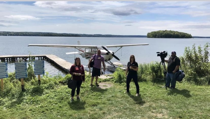 ElmhirstsResort's tweet image. CHEX-TV filming the Escape Maze at Elmhirst’s Resort.....the segment will air today.  Even the film shoot elicited a sense of competition.... #ElmhirstPlay @CHEXNewswatch @perfectwknds @OntarioTravel @pktourism @ResortsOntario @EscapeMaze
