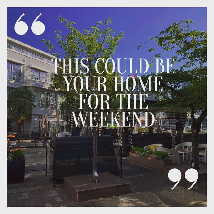 GI_hotel's tweet photo. There's a sunny summer weekend ahead--why not make it a memorable staycation Granville Island waterfront with our special #dineoutside rate? 

https://t.co/U3o5Rneqpm https://t.co/vI87M78dgC