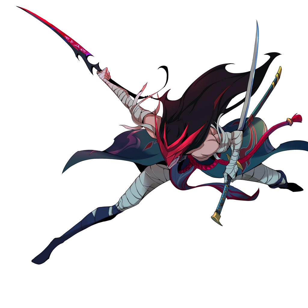 Qimang2's tweet photo. Irelia Yone Aphelios Sett #lolfanart https://t.co/CAVZuPIqjY
