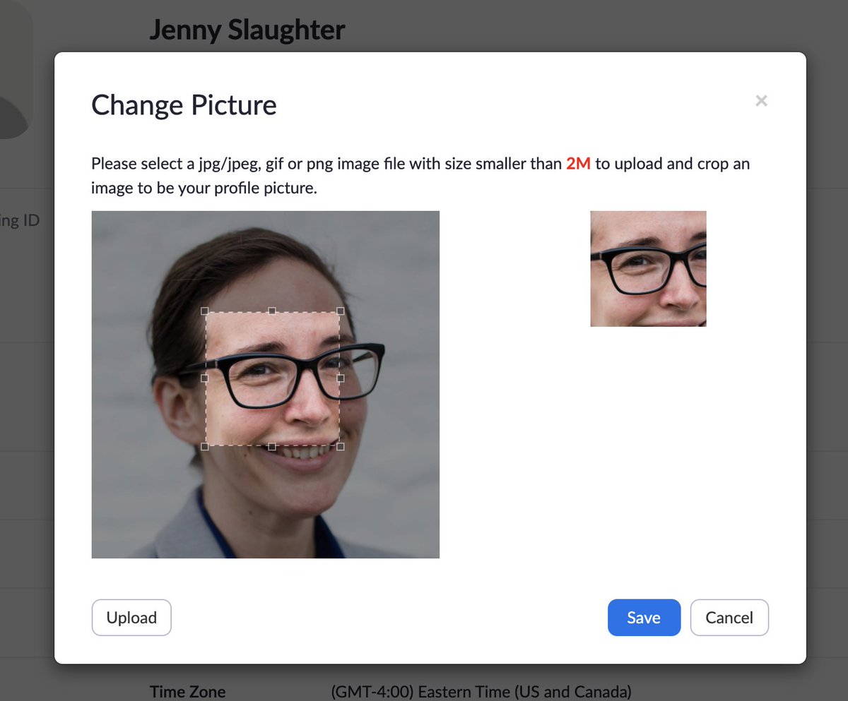 Me: I'll pre-crop my new headshot so I don't have to muck around with the crop tools when I edit my profile on every website.

Every website: hi just gonna crop that for you, I'm helping