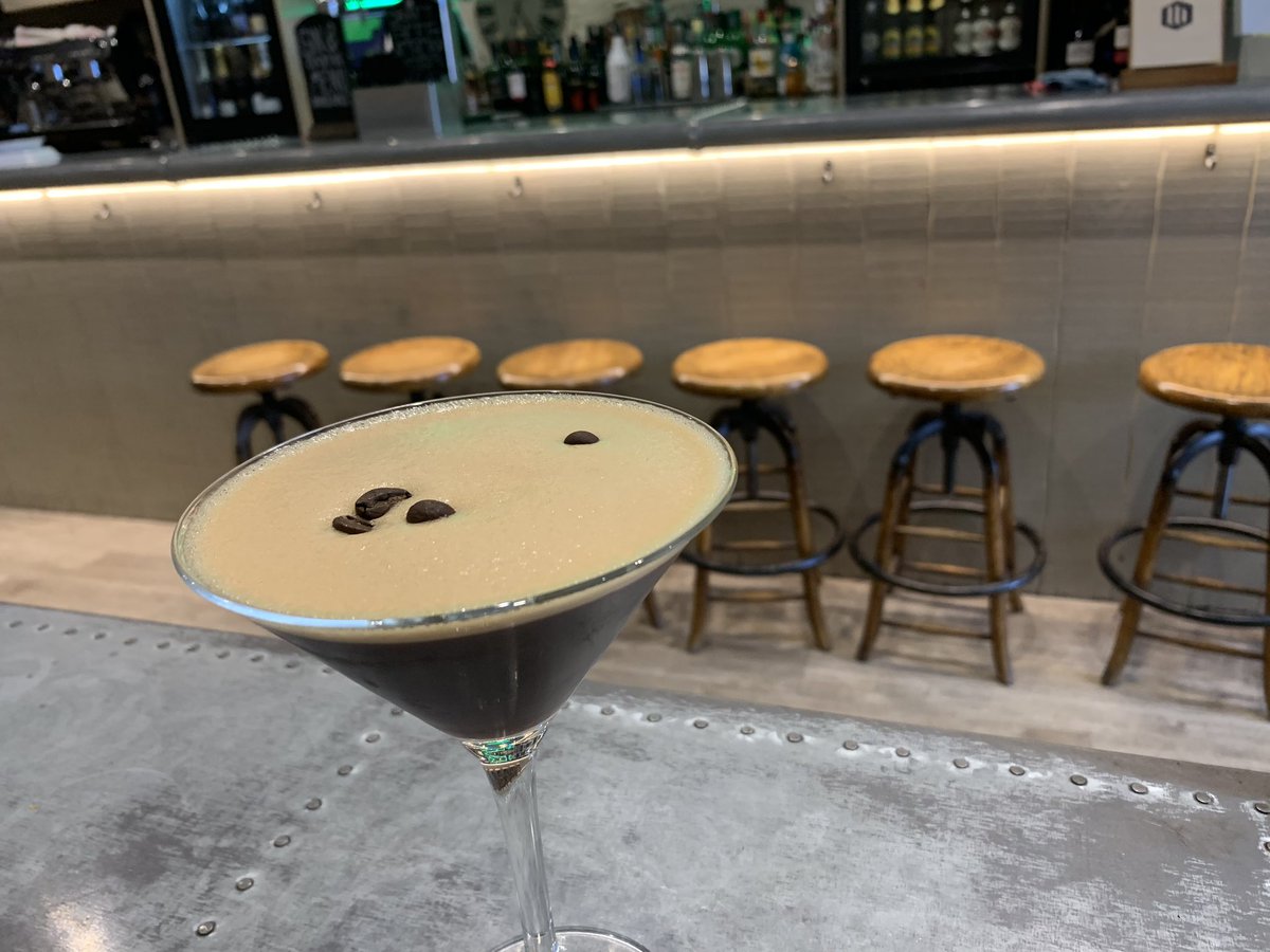 Second espresso martini of the night, me thinks I shall give this one the epithet of “Velvet Java” #EspressoMartiniAdventures