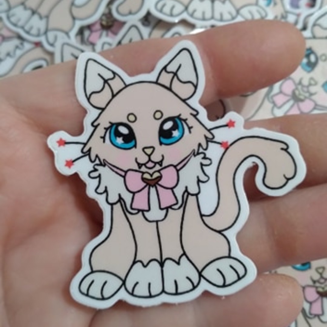 SugarLagoon's tweet photo. The Cocoacats are coming back! These adorable kittens are up in the shop!
.
.
.
#kawaii #sticker #stickers #stickercollector #cutestickers #catsticker #kawaiistickers #stickercollection #foodanimal #pun #cute #virtualpet #etsy  #artist #smallbiz https://t.co/3TBkGuUgAC