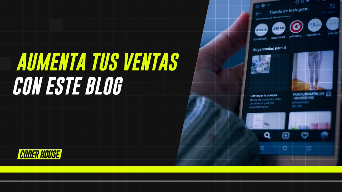 coderhouse's tweet image. #CoderBlog | ¿Cómo crear una tienda en Facebook e Instagram? - Guía Definitiva
Conocé todo sobre la tienda de Instagram y Facebook, por qué es tan importante tenerla, cómo funcionan, sus requisitos, y más,
lnkd.in/dX-h7Yq