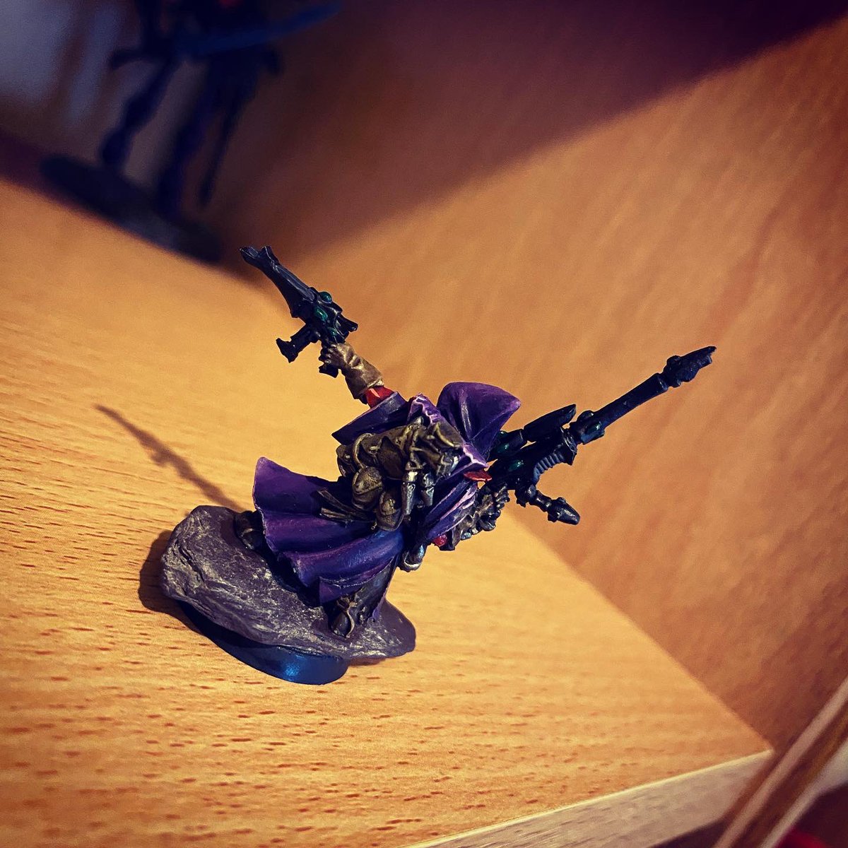 wartopgaming's tweet photo. Purpledar!! #warhammer #warhammer40k #eldar #WarhammerCommunity https://t.co/fw5DazteaQ