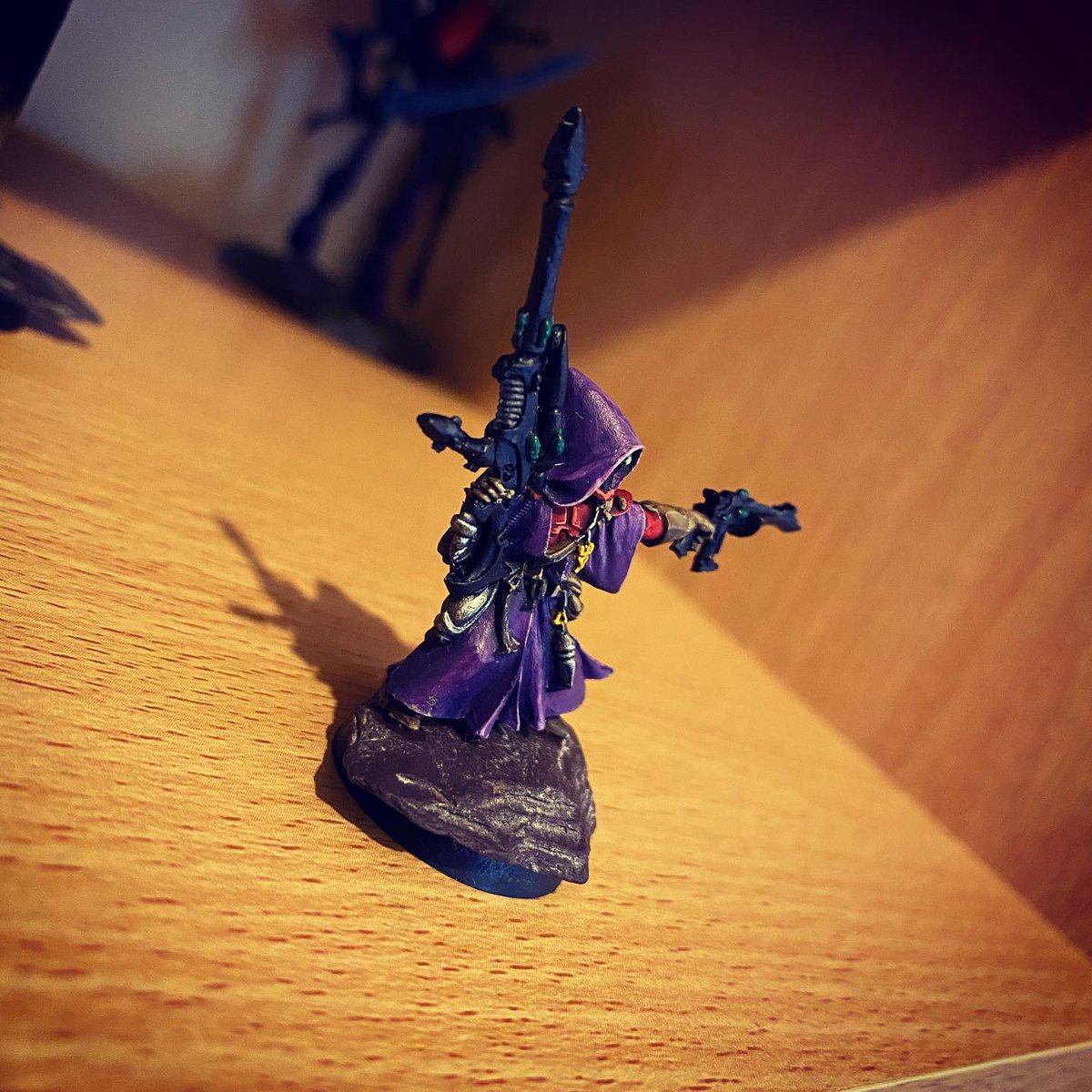 wartopgaming's tweet photo. Purpledar!! #warhammer #warhammer40k #eldar #WarhammerCommunity https://t.co/fw5DazteaQ
