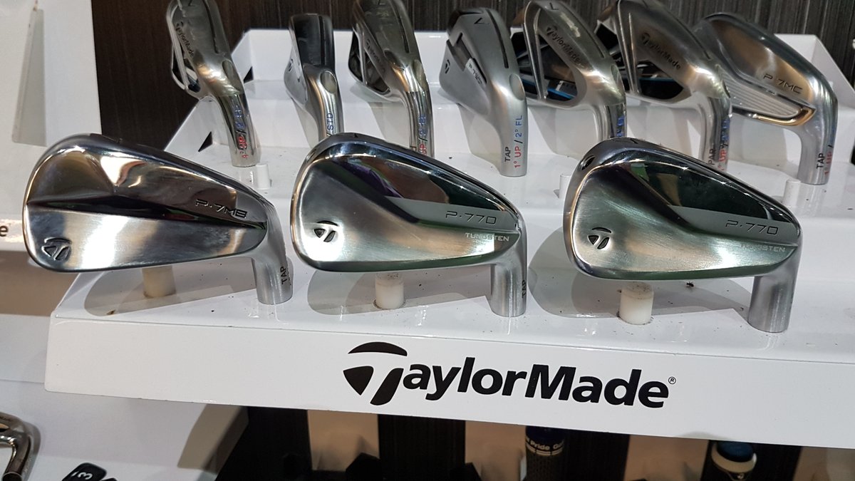 tvgolfcentre's tweet image. NEW @TaylorMadeTour #P770, #P7CB and #P7MB demo irons now in-store!   Visit us at Corsham or Swindon to try out one of these beasts, plus get a professional fitting by one of our PGA Pros. Call us to make a booking. Corsham (01249 714466) &amp;amp; Swindon (01793 644448) #taylormade