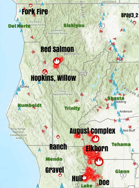 Thread by @Kathologist: #NorCalFires2020 Thurs Aug27 Thread EVAC Maps ...