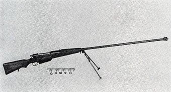 Polish Military TOTD: kb wz. 35 was an antitank rifle designed by the talented Józef Maroszek in 1935. It had a muzzle velocity of almost 4200 fps and proved very effective against Nazi armor.  @MikePerryavatar  @KrzysztofCam  @SilenceInPolish  @policies4poland  @I_W_M  @OctaneJames