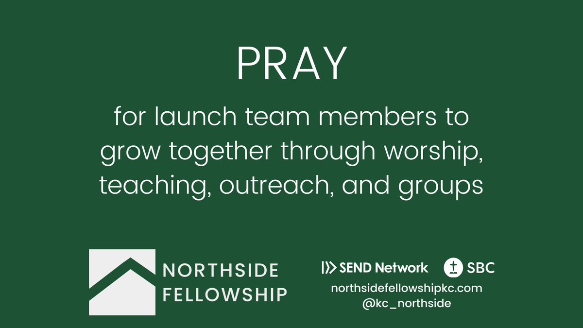 Northside Fellowship KC (@kc_northside) on Twitter photo "And let us consider one another in order to provoke love and good works..." - Hebrews 10:24
Pray for our weekly Groups and monthly Gatherings! "And let us consider one another in order to provoke love and good works..." - Hebrews 10:24
Pray for our weekly Groups and monthly Gatherings!