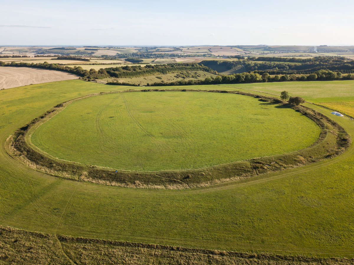 WiltshireMuseum's tweet photo. RT @Glyndle: During WW1 while soliders were waiting to go to France, some of them garrisoned near Fovant in Wiltshire took to carving their regimental badges. 9 of the original badges remain. Note the Iron Age hill fort on top - Chiselbury Camp https://t.co/T1cbBFEJ0v